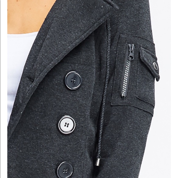 Women’s Gray double breasted jacket - Picture 4 of 8